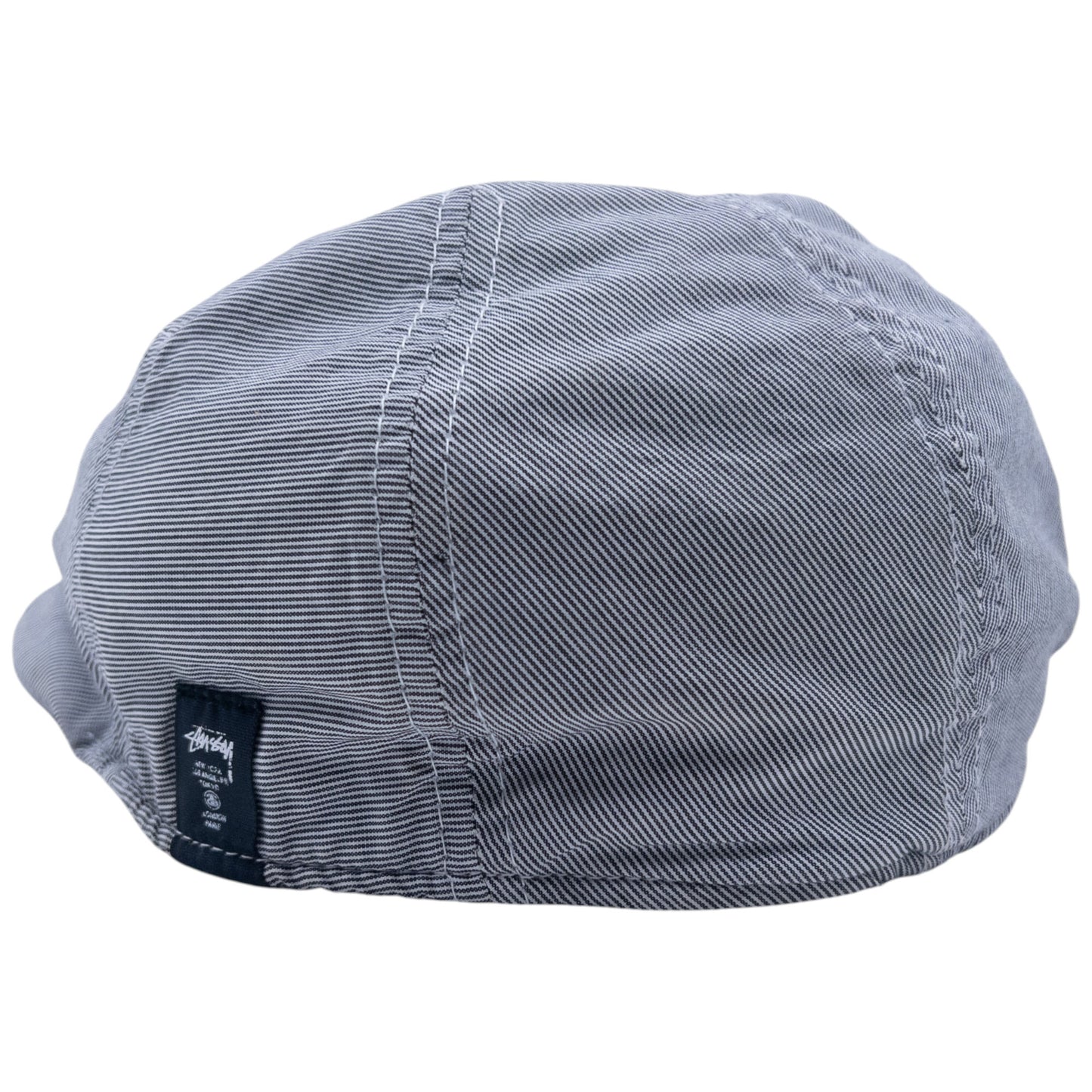Vintage Stussy Striped Flat Cap Hat