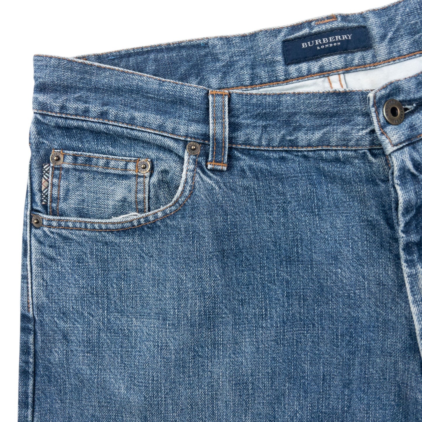 Vintage 2000s Burberry Denim Jeans Size W35