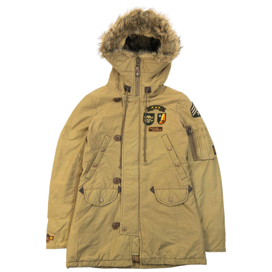 Vintage 90s Hysteric Glamour Fur Hood Cape Jacket Womens Size M