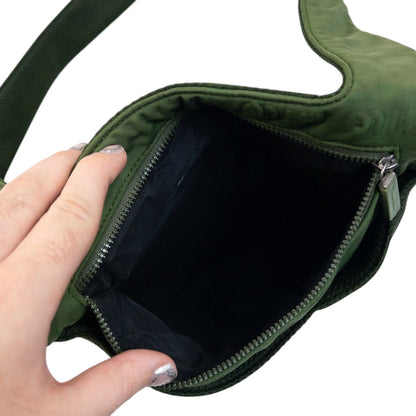 Vintage 2000 Miu Miu Crossbody Bag in green, photo 5
