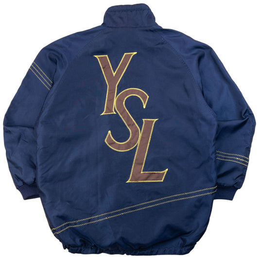 Vintage 90s YSL Yves Saint Laurent Fleece Lined Jacket Size XL