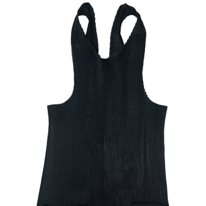 Vintage 90s Issey Miyake Pleated Longline Vest Dress Womens Size S