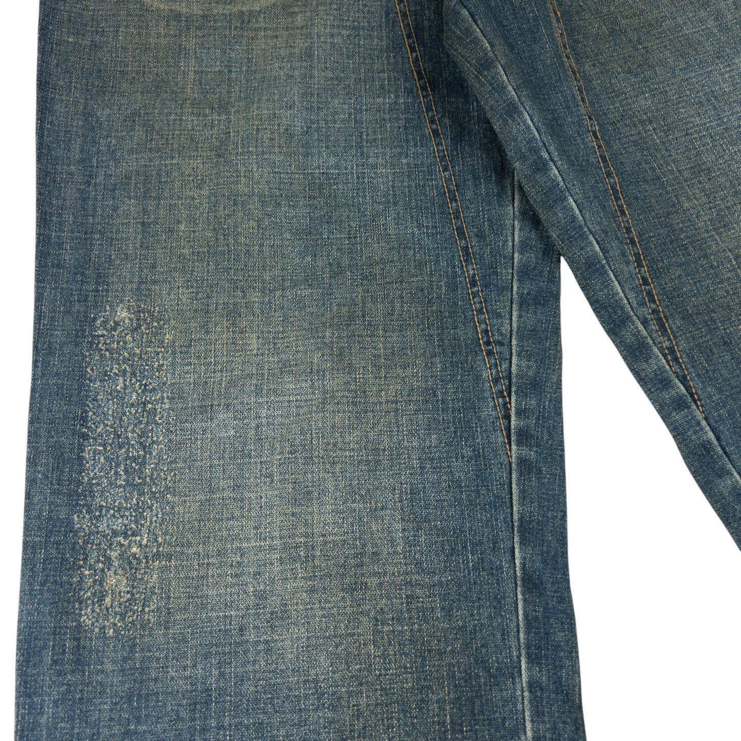 Vintage Marithe + Francois Girbaud Suede Pocket Denim Jeans Size W34
