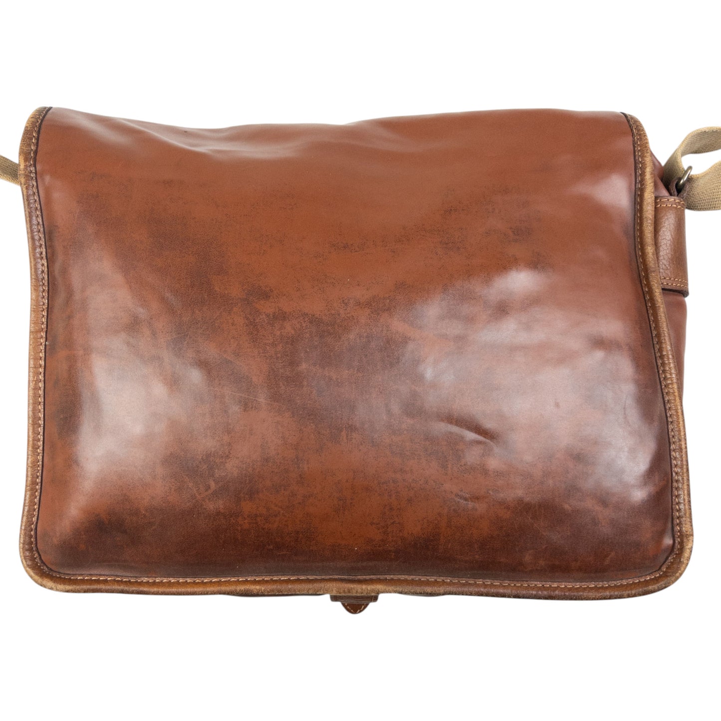 Vintage CP Company Leather Messenger Crossbody Bag