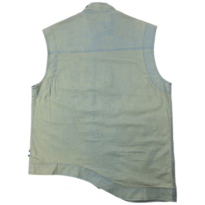 Vintage 1999 Maharishi Asymmetric Zip Up Gilet Size S