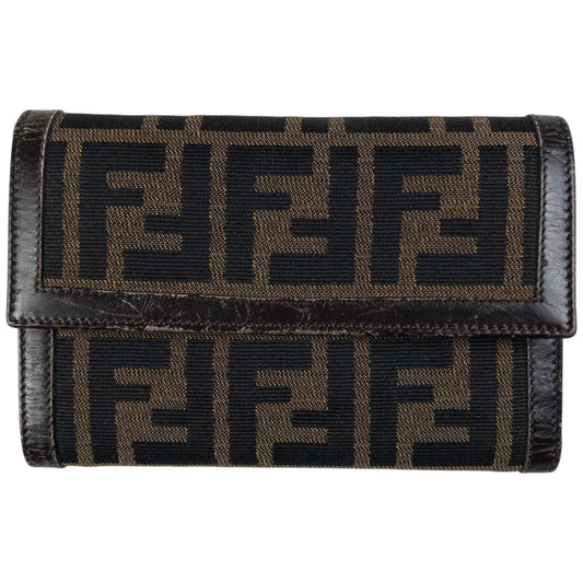 Vintage Fendi Monogram Tri-Fold Wallet