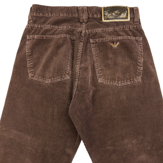 Vintage Armani Jeans Corduroy Trousers Size W30