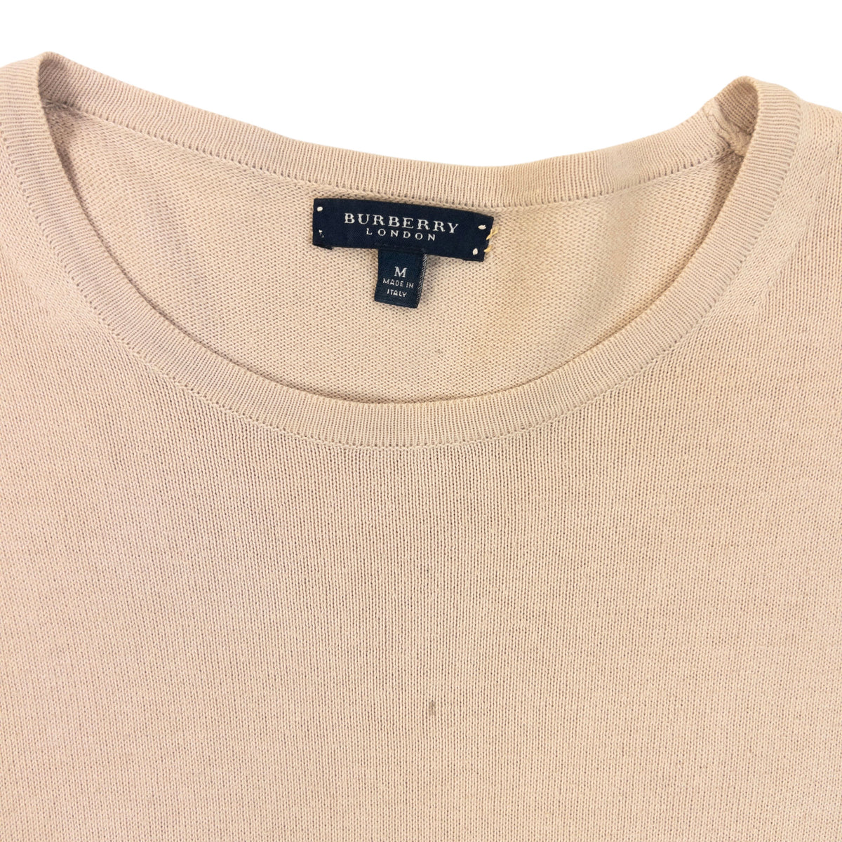 Vintage 2000s Burberry Nova Check Sleeve Patch Jumper Size S