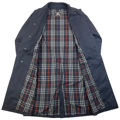 Vintage 90s Burberry Nova Check Lined Trench Jacket Size L