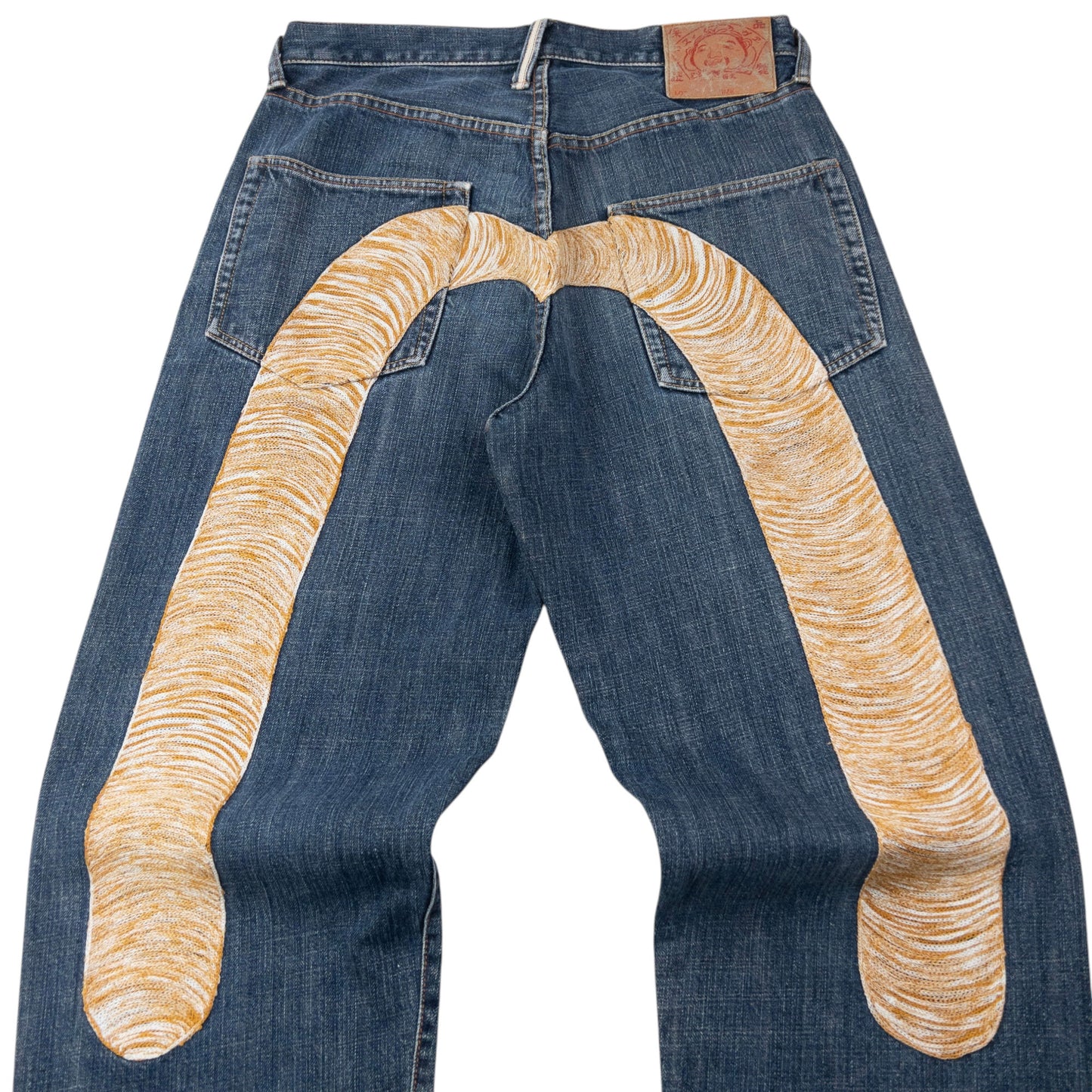 Vintage 2000s Evisu Embroidered Daicock Japanese Denim Jeans Size W30