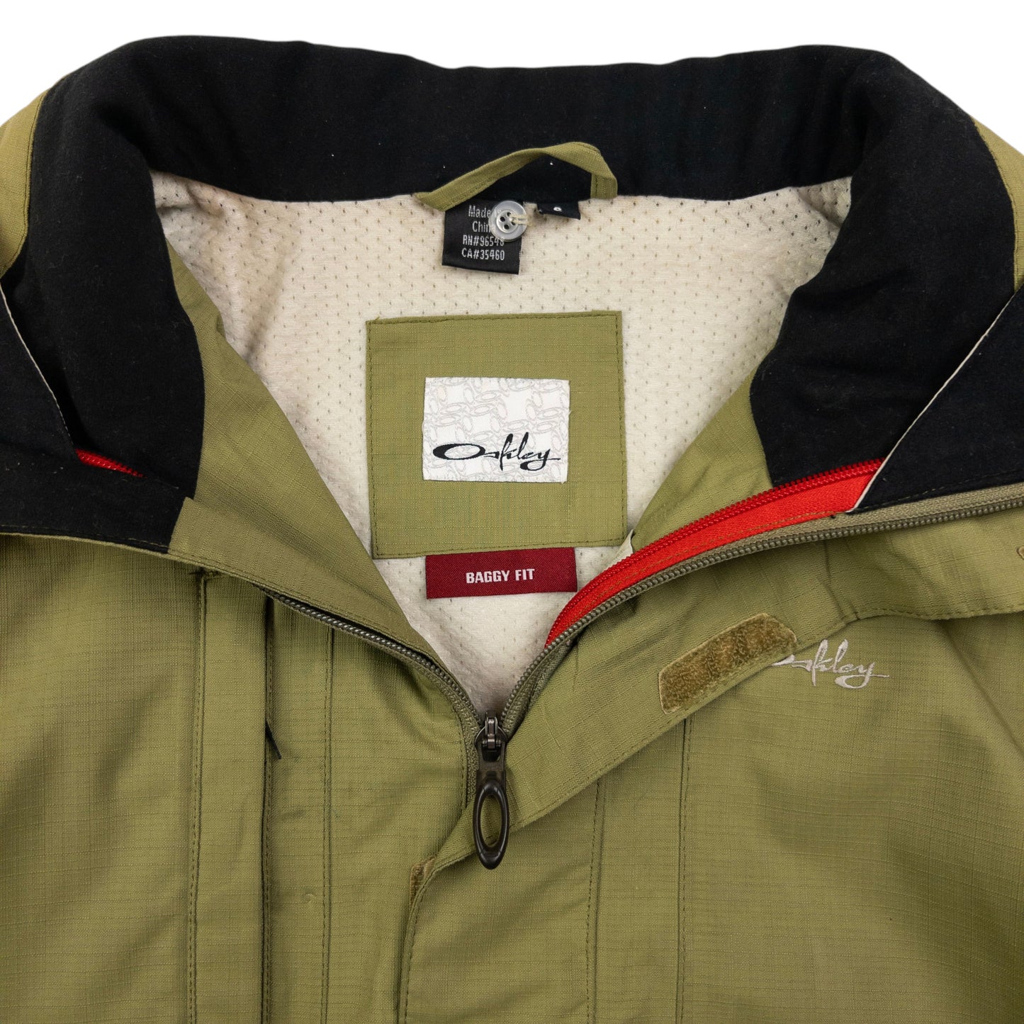 Vintage Oakley Zip Up Snowboarding Jacket Size S