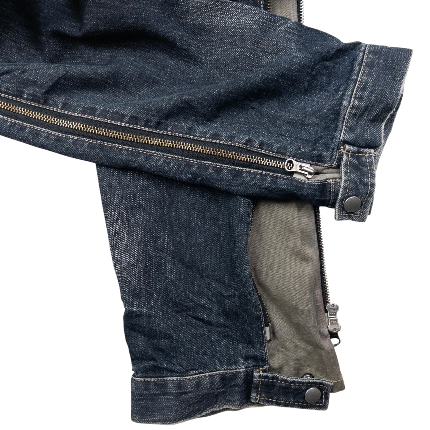 Vintage PPFM Multi Zip Denim Jeans Size W33