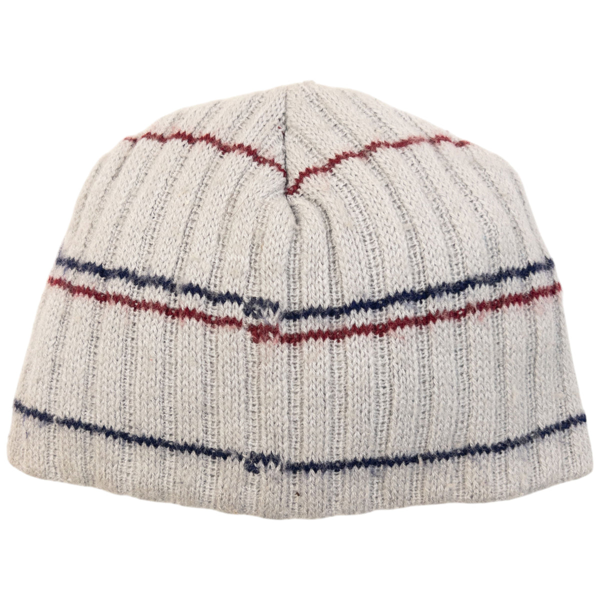Vintage 2000s Stussy Striped Knit Beanie Hat
