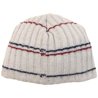 Vintage 2000s Stussy Striped Knit Beanie Hat