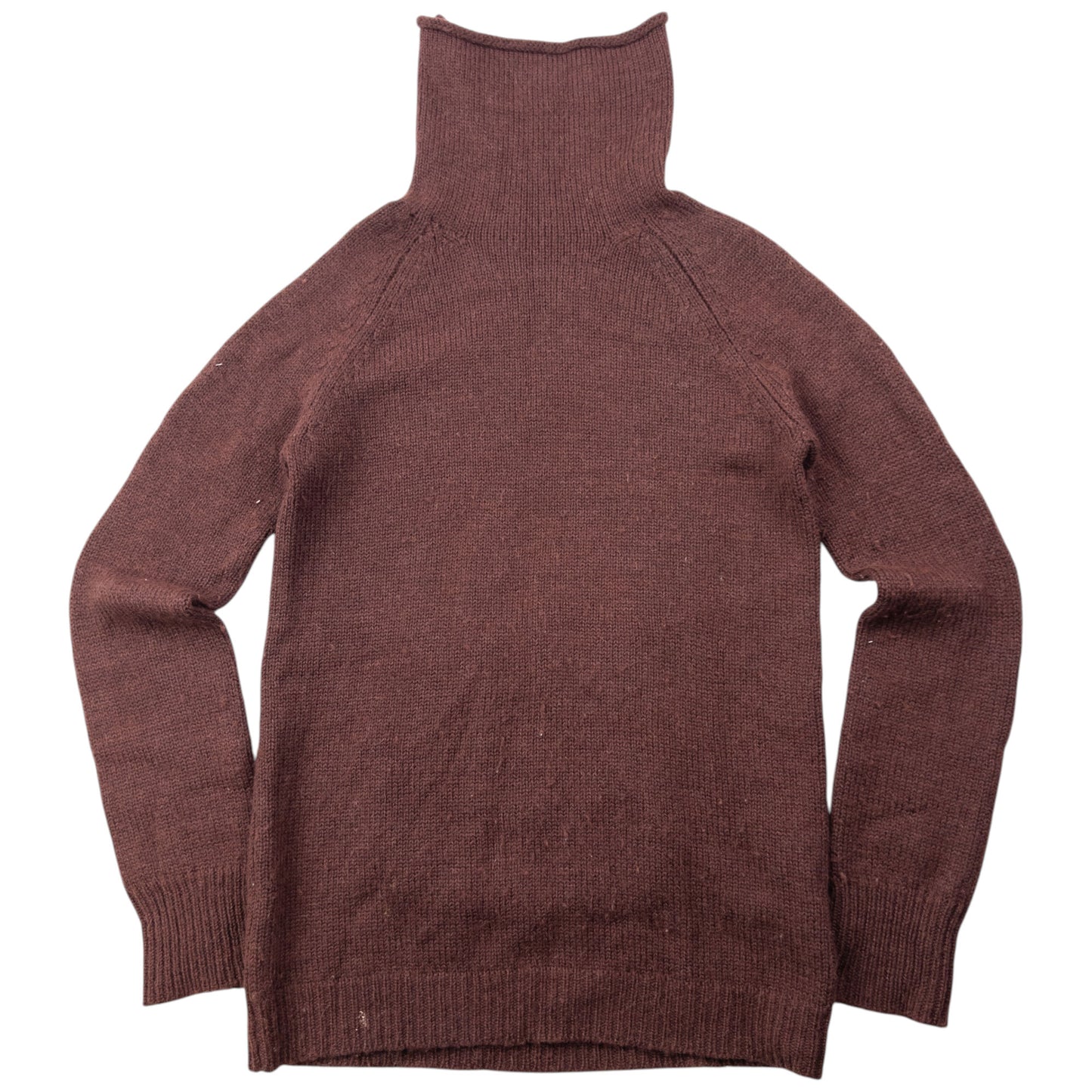 Vintage 2000s Yohji Yamamoto Wool Turtleneck Jumper Womens Size S