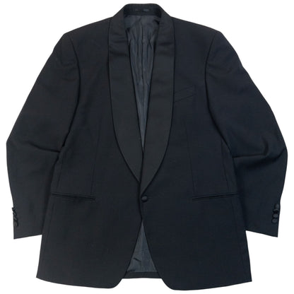 Vintage 90s YSL Yves Saint Laurent Jacket & Trousers Suit Set in black (wool), photo 2