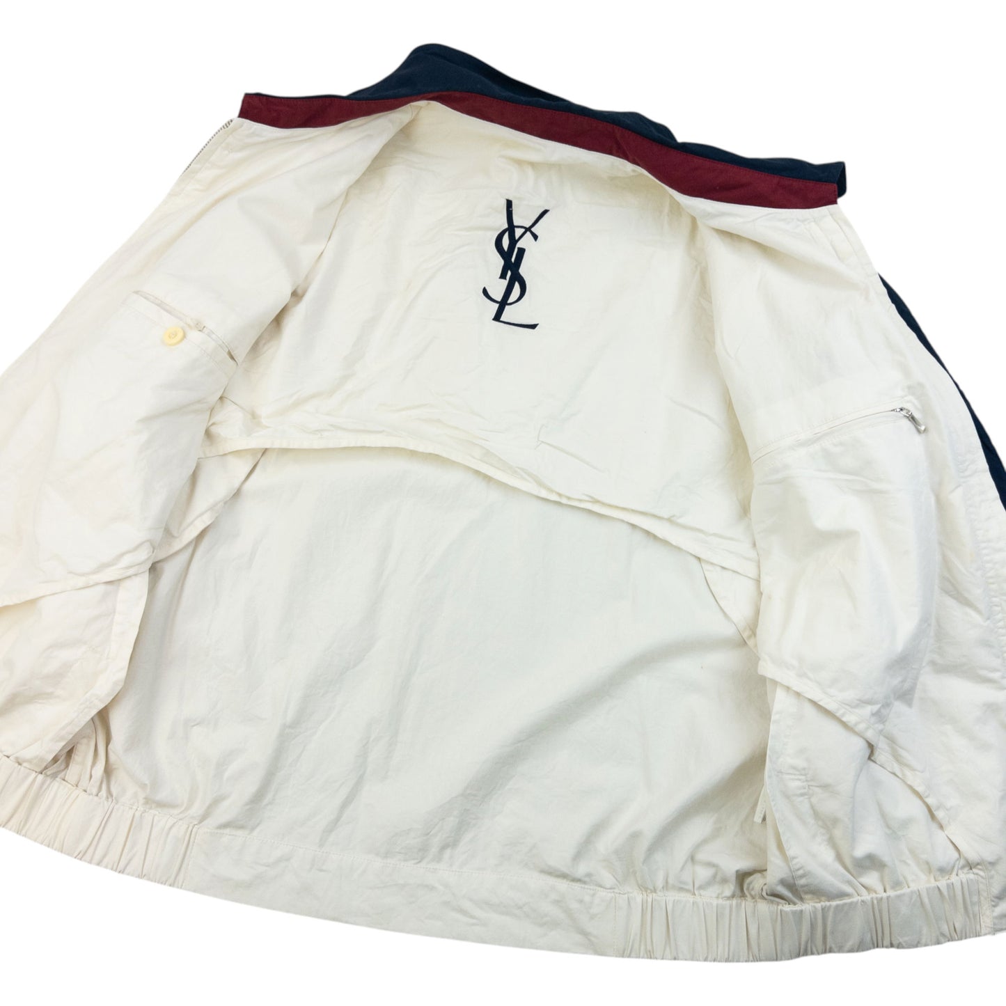 Vintage 90s YSL Yves Saint Laurent Harrington Jacket Size M