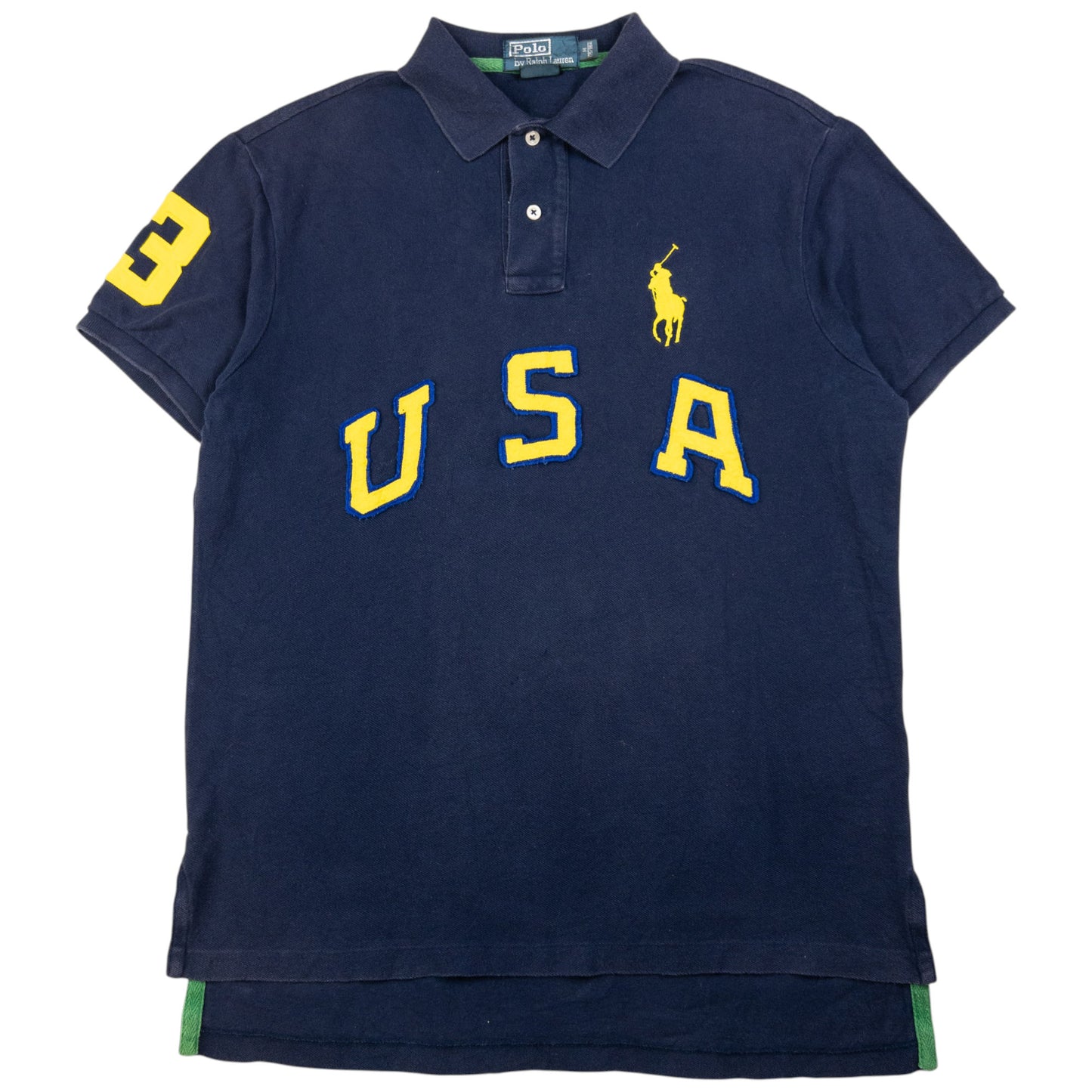 Vintage Polo Ralph Lauren USA Polo Shirt Size M