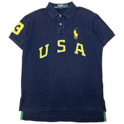 Vintage Polo Ralph Lauren USA Polo Shirt Size M