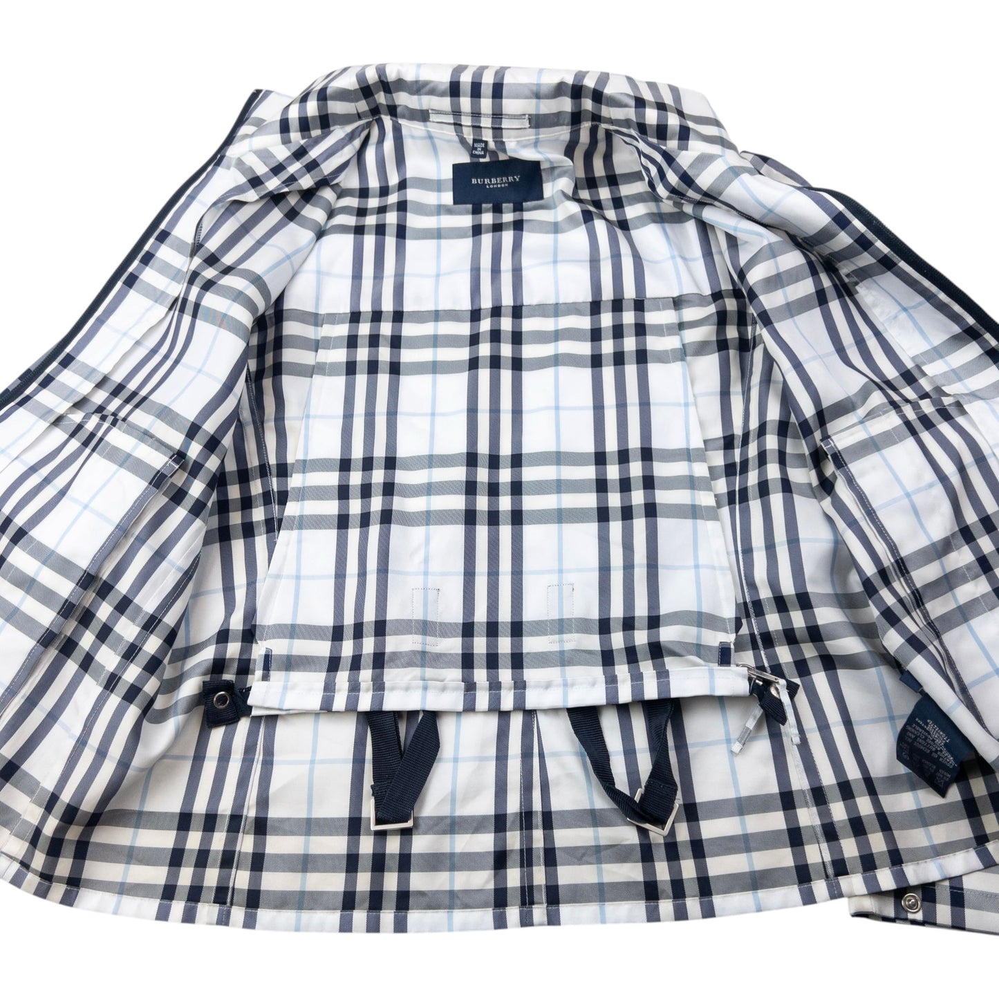 Vintage 2000s Burberry Nova Check Packable Jacket Womens Size M