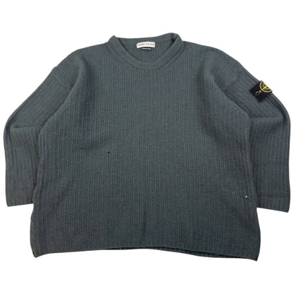 Vintage Stone Island Ribbed Jumper Size M