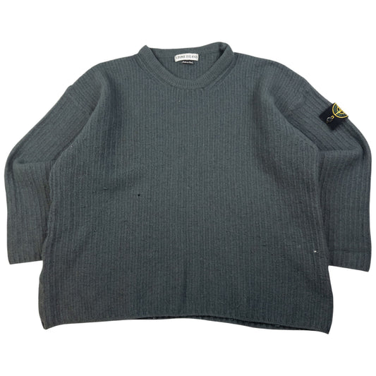 Vintage Stone Island Ribbed Jumper Size M