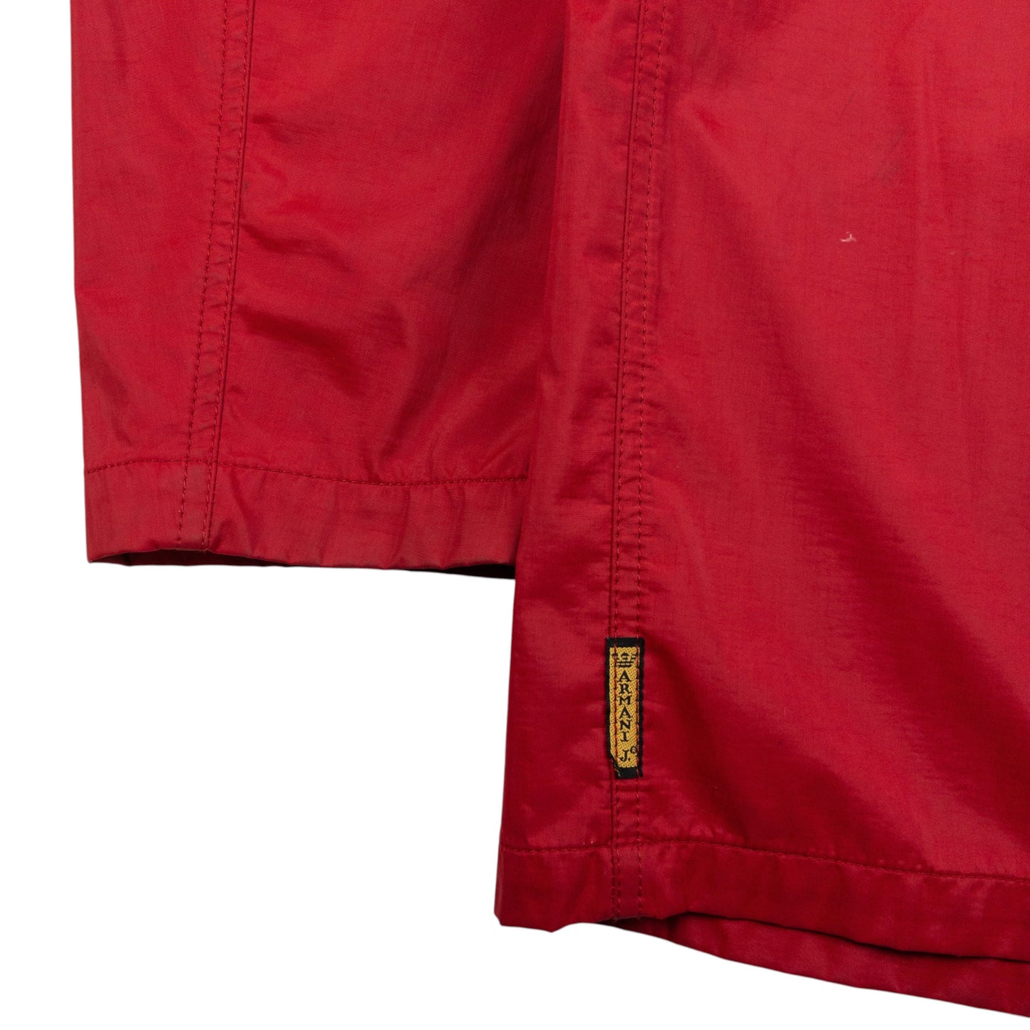 Vintage Armani Jeans Zip Up Rain Jacket Size XL