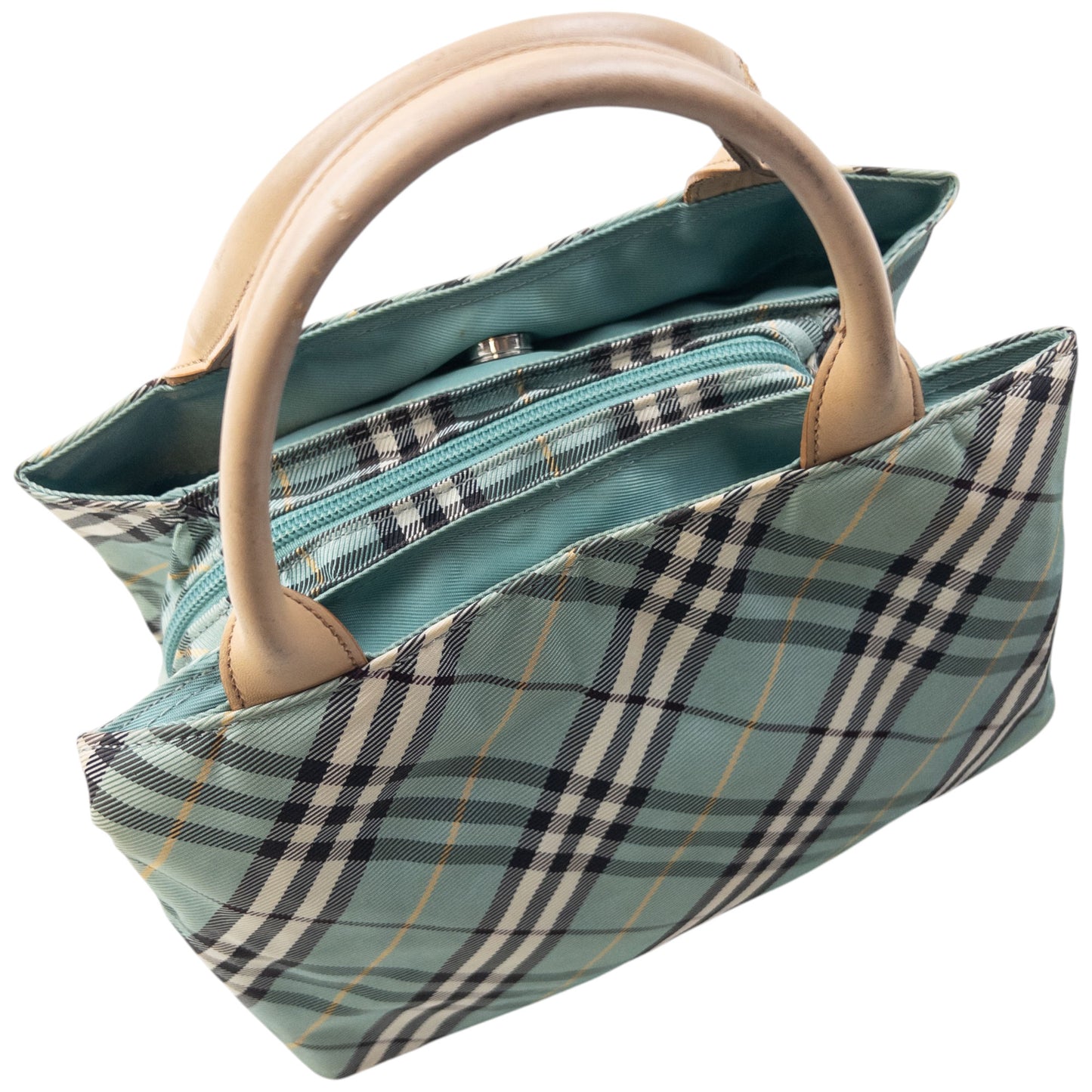 Vintage 2000s Burberry Blue Label Nova Check Handbag