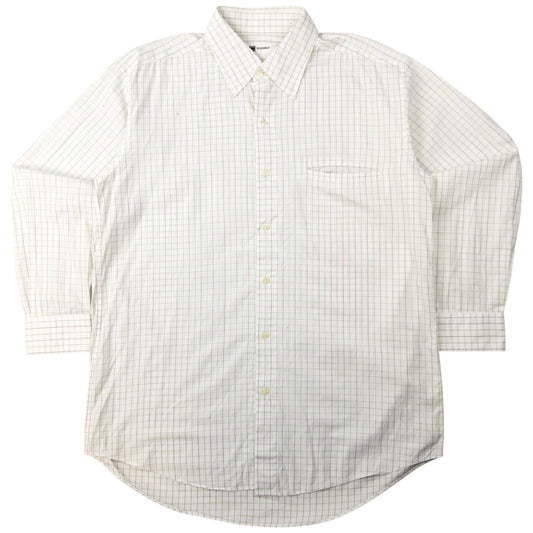 Vintage Issey Miyake Checkered Long Sleeve Button Up Shirt Size M