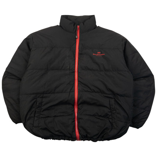 Vintage 90s Balenciaga Sports Reversible Puffer Jacket Size L