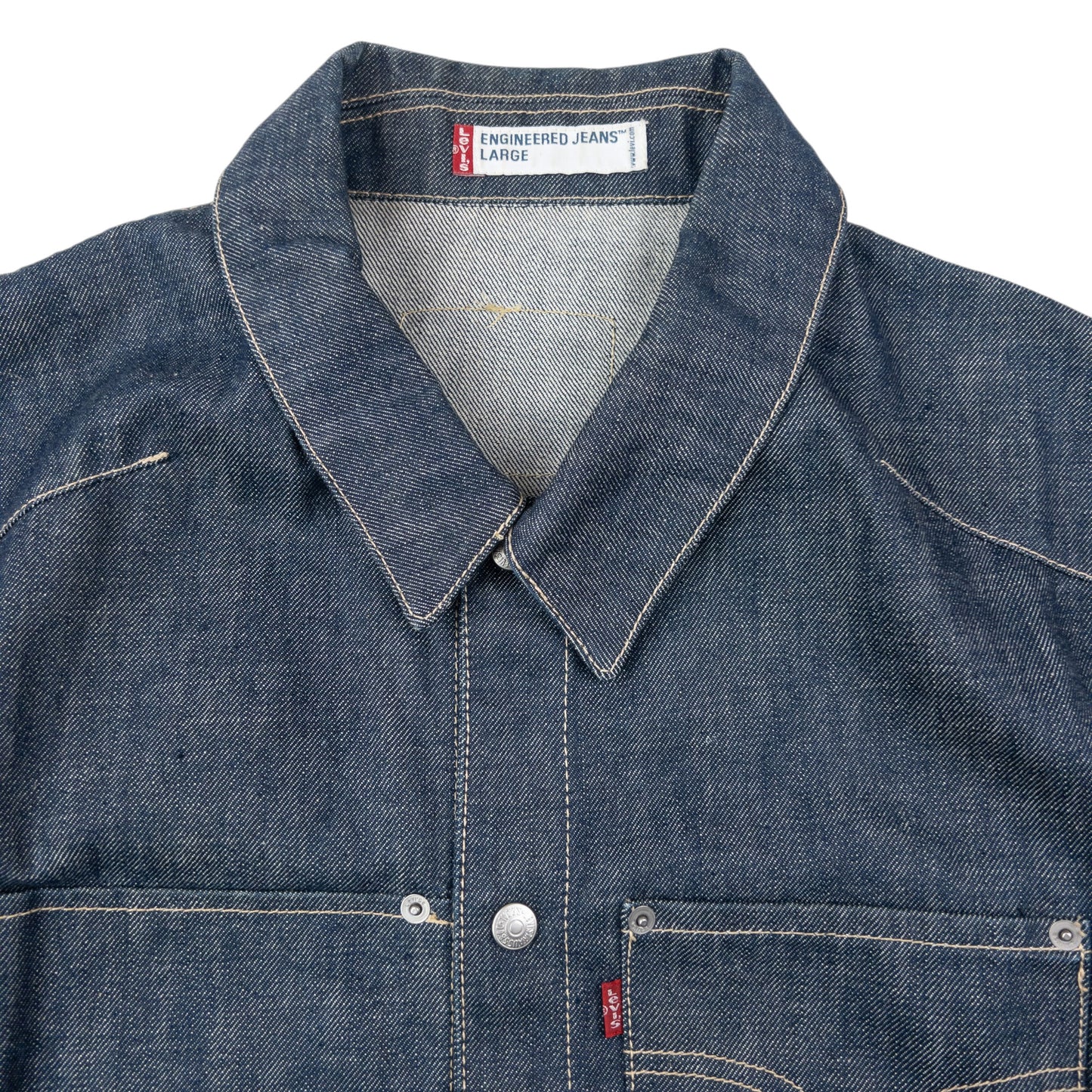 Vintage 2000s Levi's Engineered Garments Denim Jacket Size L