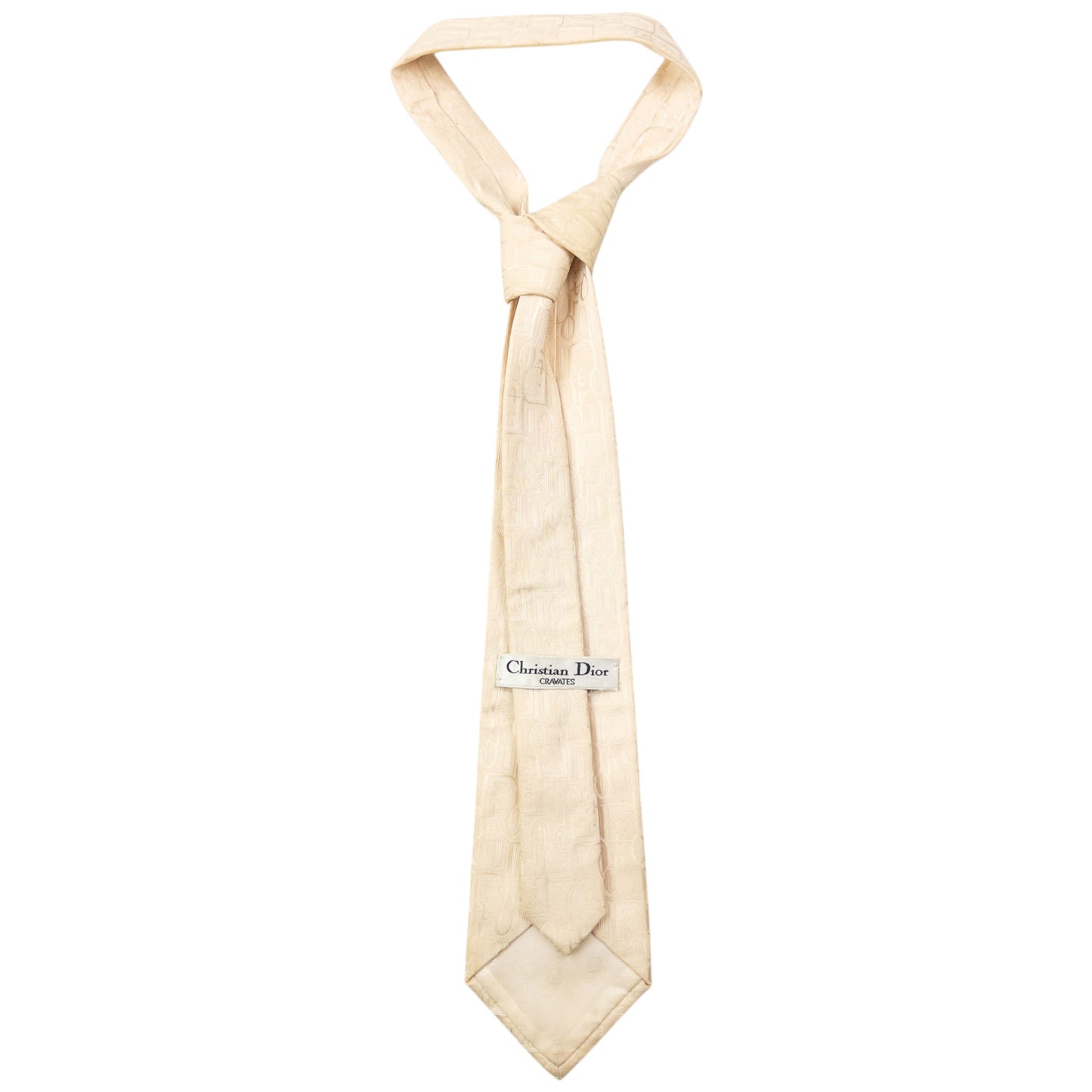 Vintage 2000s Dior Monogram Silk Tie