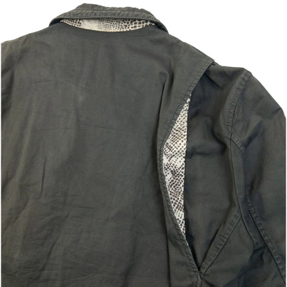 Vintage 2000s PPFM Snakeskin Pattern Lined Jacket Size S