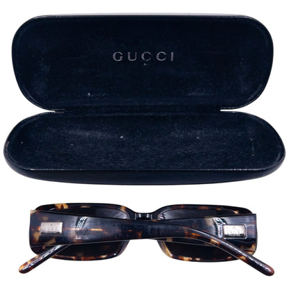 Vintage 2000s Gucci By Tom Ford Tortoise Shell Sunglasses