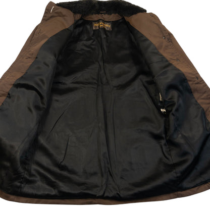 Vintage 90s YSL Yves Saint Laurent Fur Collar Jacket Womens Size L