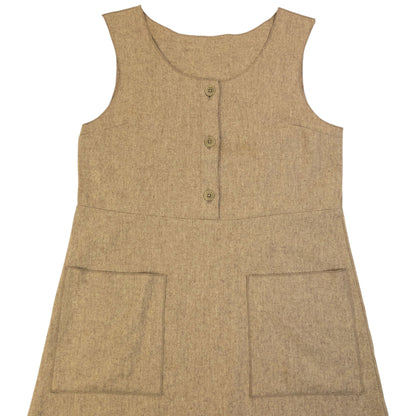 Vintage 90s Yohji Yamamoto Wool Dress Womens Size S