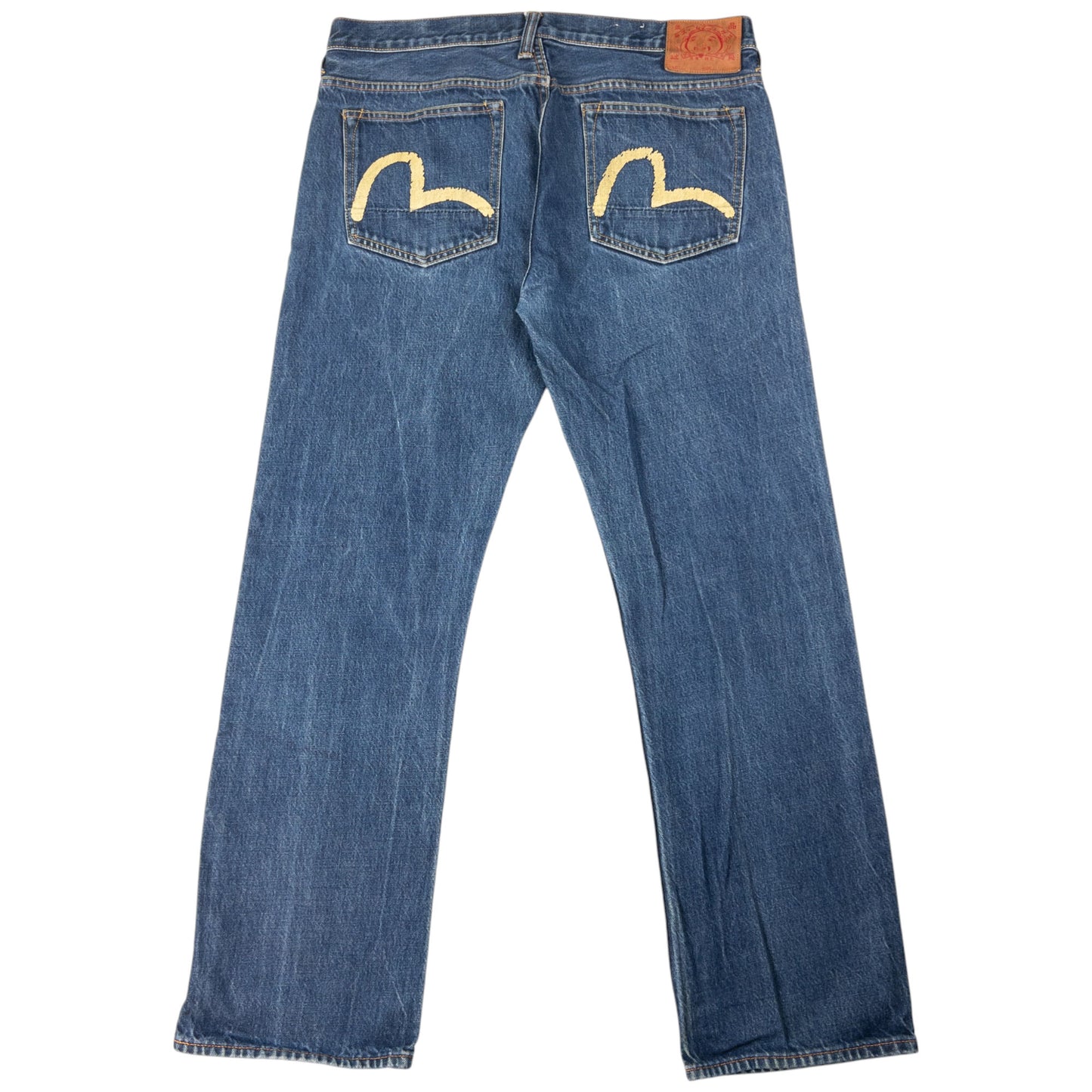 Vintage Evisu Double Gull Japanese Denim Jeans Size W36