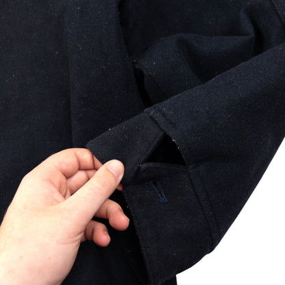 Vintage Armani Jeans Omega Button Up Wool Jacket Size XL