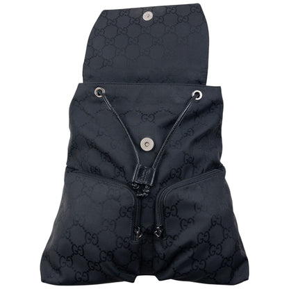 Vintage 2000s Gucci Monogram Bucket Backpack