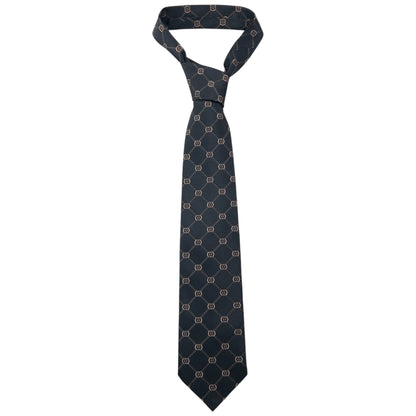 Vintage 2000s Gucci Monogram Silk Tie