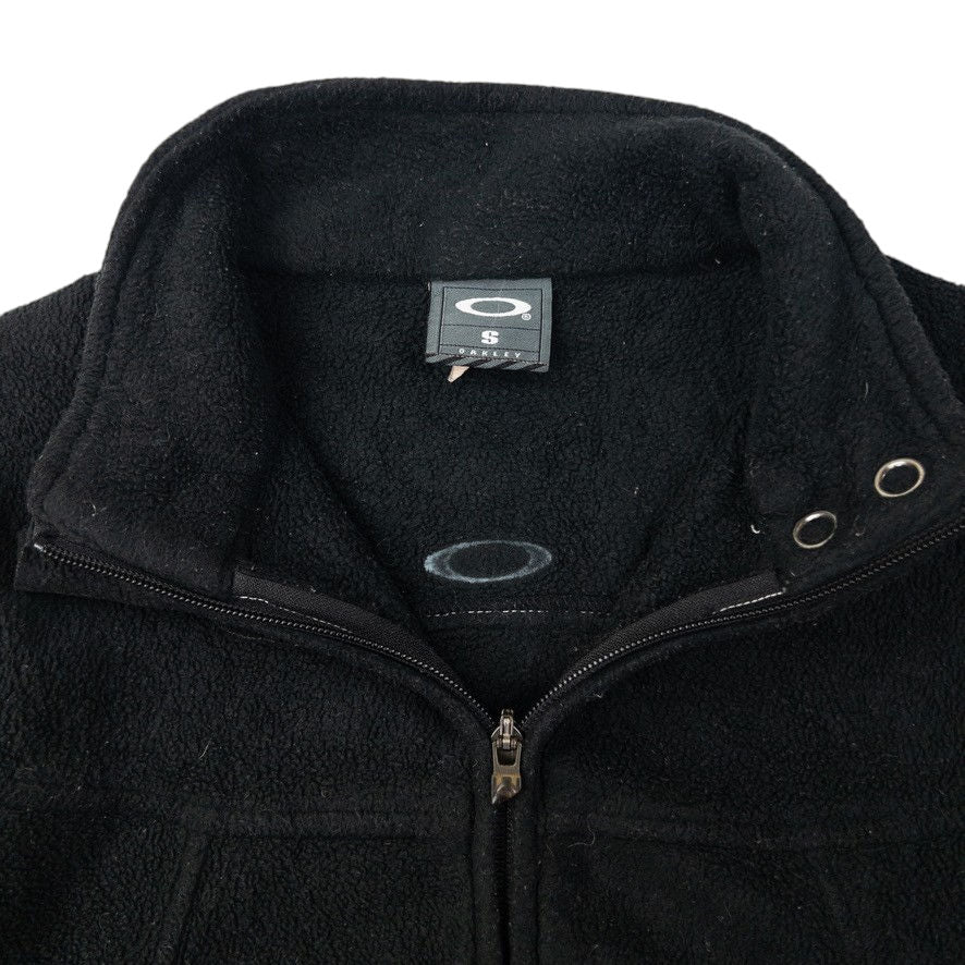 Vintage Oakley Zip Up Fleece Jacket Womans Size S