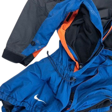 Vintage 2000s Nike ACG Climafit Q Zip Jacket in blue, photo 5