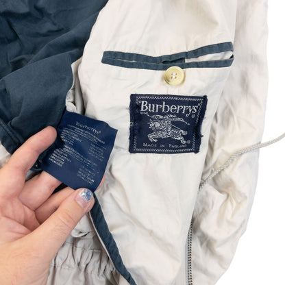 Vintage 90s Burberry Zip Up Jacket Size L