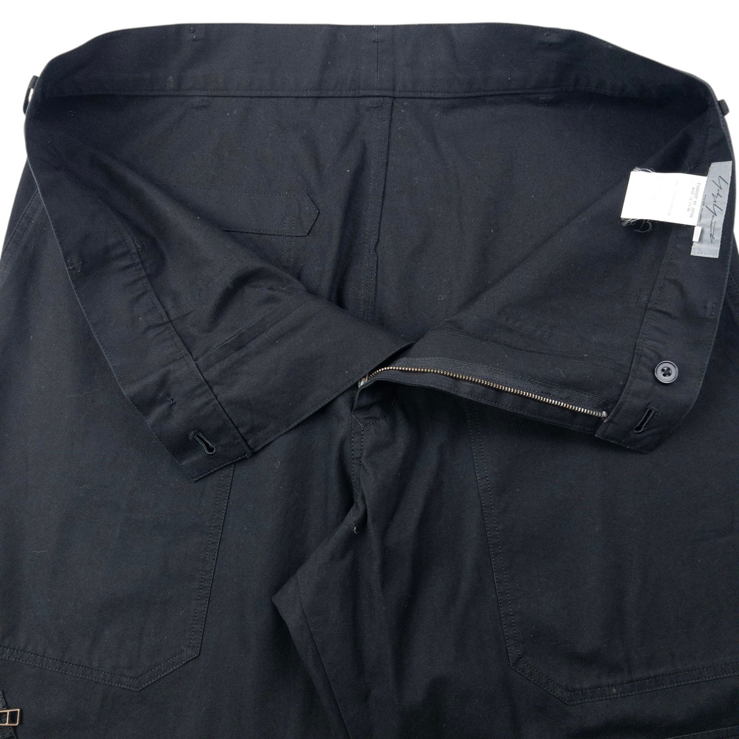 Vintage 2000s Yohji Yamamoto Zip Cuff Trousers Size W36