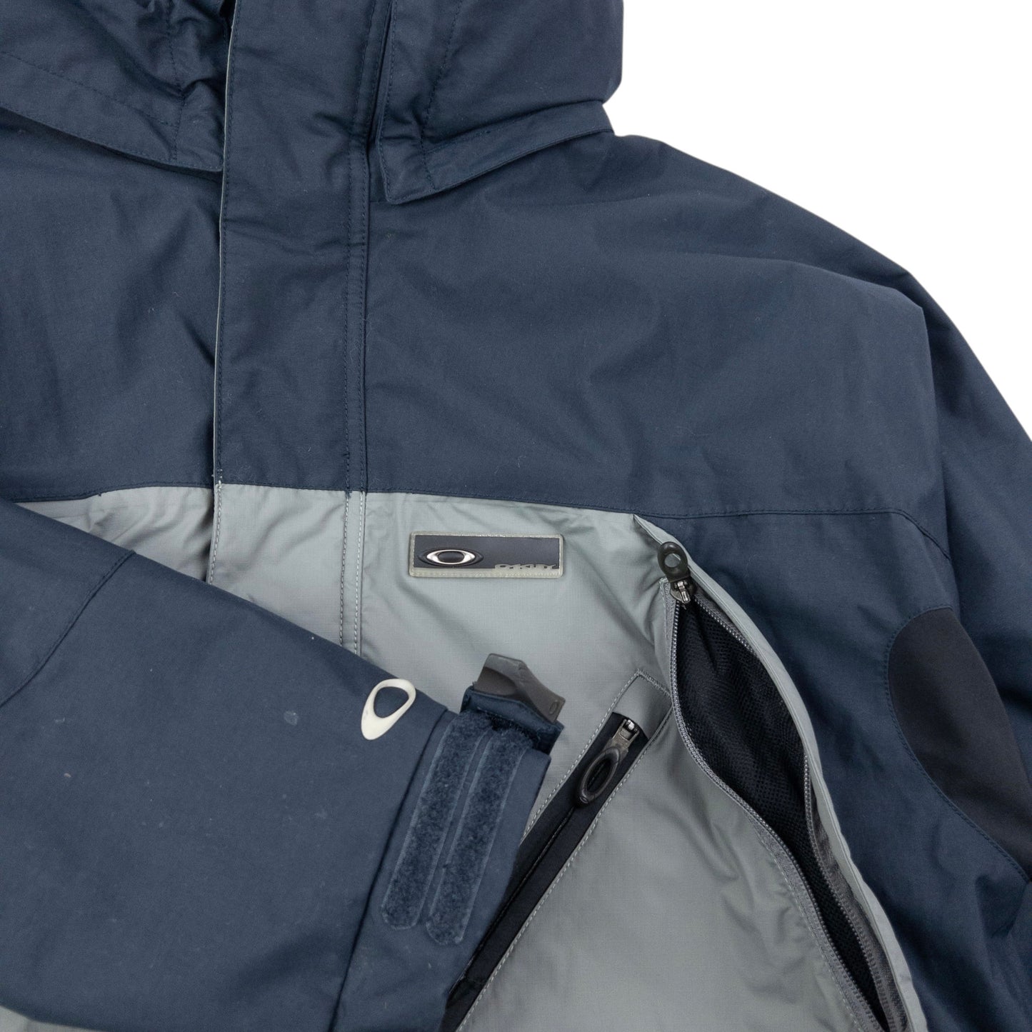 Vintage 90s Oakley Road Fuel Zip Up Snowboarding Jacket Size L