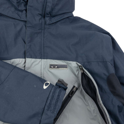 Vintage 90s Oakley Road Fuel Zip Up Snowboarding Jacket Size L