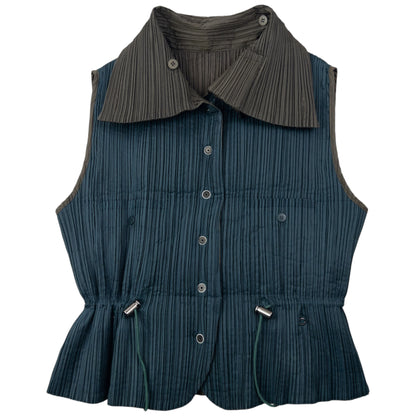 Vintage 1993 Issey Miyake Pleated Reversible Gilet Size S