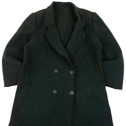 Vintage 90s Burberry Longline Wool Jacket Womens Size L