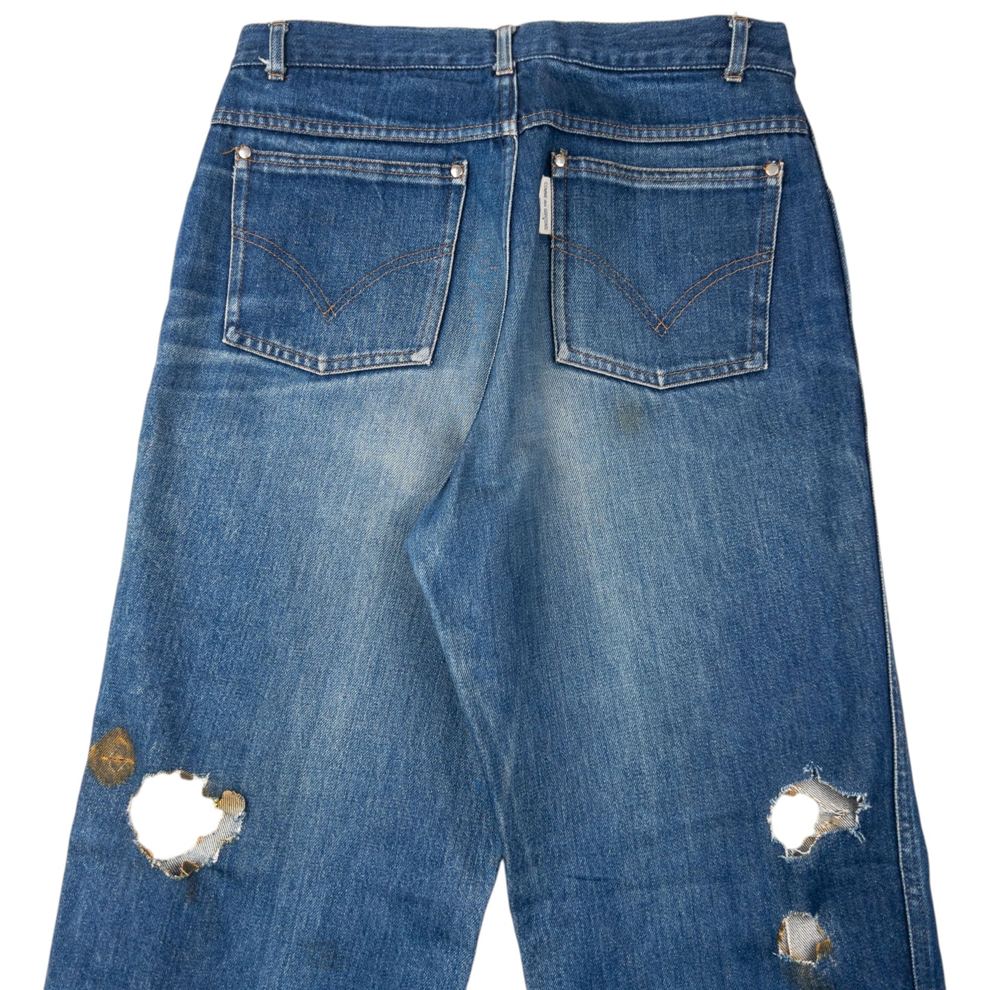 Vintage 90s Comme Des Garçons HOMME Distressed Denim Jeans Size W29