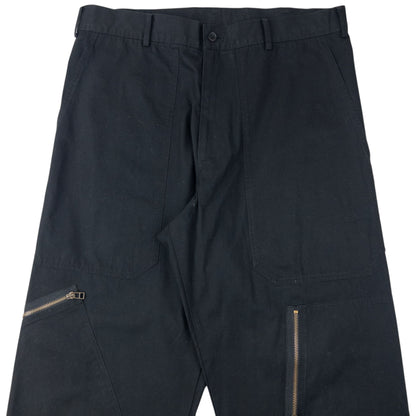 Vintage 2000s Yohji Yamamoto Zip Cuff Trousers Size W36